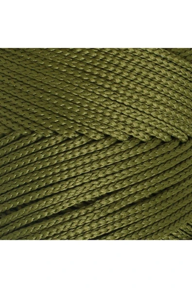 Loren Polyester Soft Macrame Yeşil El Örgü İpi - LM010 - 34429 - 2
