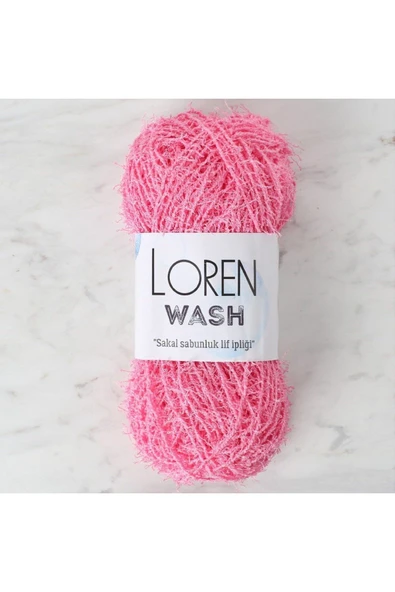 Loren Wash Pembe El Örgü İpi - R103 - 34023