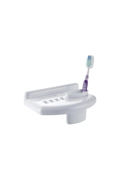 BUFFER® Banyo Diş Macunu Diş Fırçası Tutacağı Bardağı Fırçalık Stand