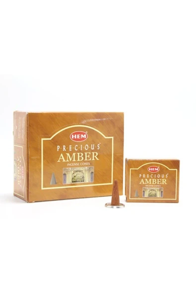 Precious Amber Aromalı Konik Tütsü