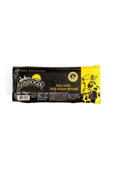 Gündoğdu Taze Kaşar Peynir 700gr