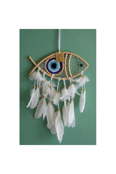 Rüya Kapanı Dream Catcher Balık Tasarımı