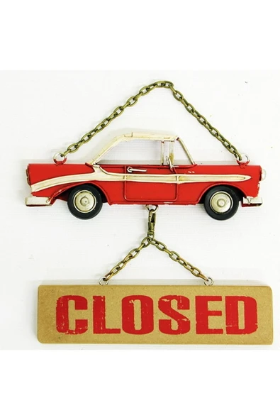 Open Closed Kapı Yazısı