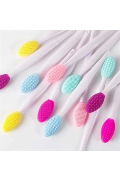 Adshome® 2 Adet Dudak Fırçası Peeling Etkili Gözenek Siyah Nokta Temizleyici Giderici Çift Yön - 5
