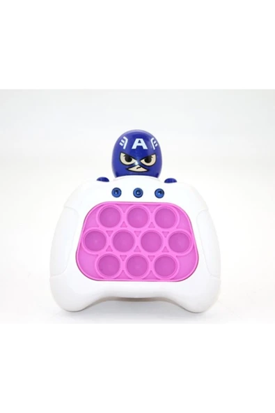 Işıklı Müzikli Pop-It Captain America Tasarımlı