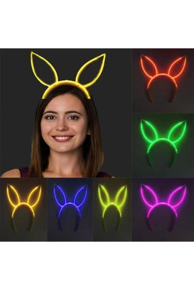 Neon Fosforlu Taç 6 Adet