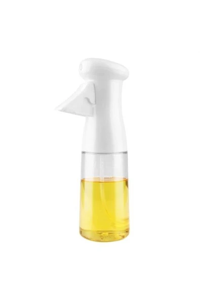 Buffer® Çok Amaçlı Cam Şişe Püskürtmeli Dağıtıcı Yağdanlık Limonluk Sirke Sosluk Spreyi Beyaz