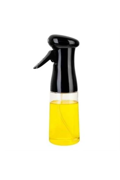 Buffer® Çok Amaçlı Cam Şişe Püskürtmeli Dağıtıcı Yağdanlık Limonluk Sirke Sosluk Spreyi Siyah