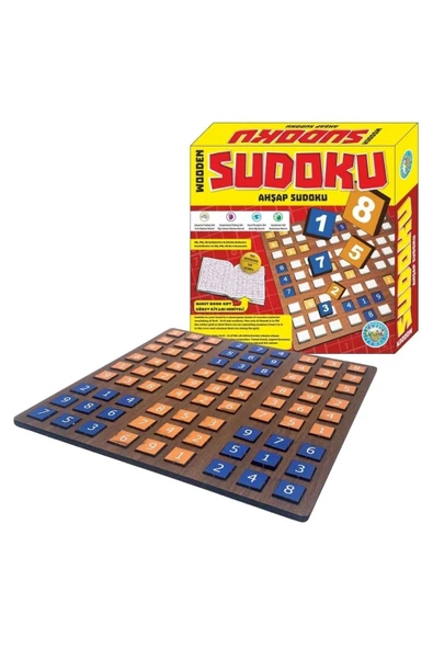Yeni Estevia Krg 9 Bölümlü Ahşap Sudoku Eğitici Oyun Seti Company