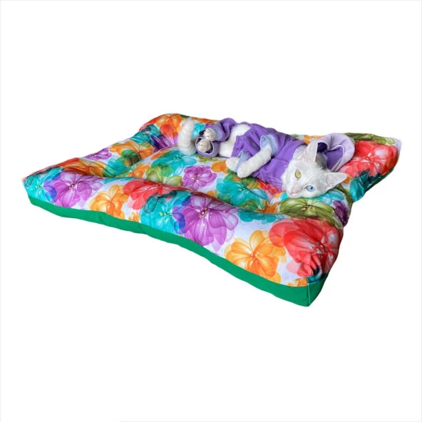 Poofy Garden XLarge Kedi Minderi Kedi Yatağı - 2