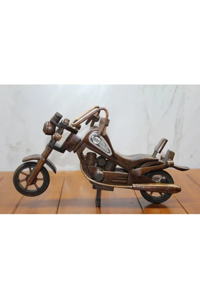 Ahşap Harley Motor Orta Boy L - ESL7007-1122