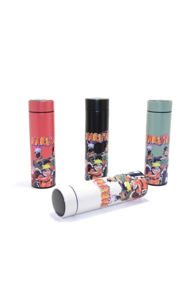 Anime Baskılı Dijital Göstergeli Termos 500 ml Model 3