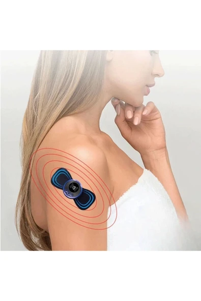 Adshome® Titreşimli Usb Şarj Aletli Mini Elektrikli Kelebek Masaj Aleti - Resim 4