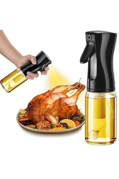 ® Çok Amaçlı Cam Şişe Püskürtmeli Dağıtıcı Yağdanlık Limonluk Sirke Sosluk Spreyi