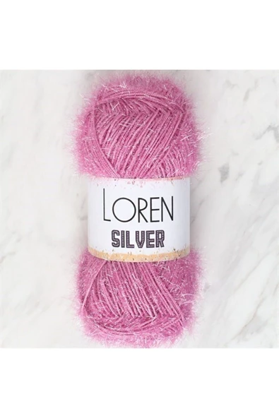 Loren Silver Gül Kurusu El Örgü İpi - RS0012 - 34081