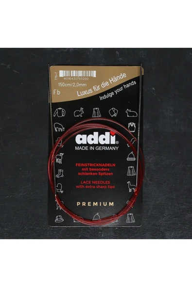 Addi 2,0mm 150cm Misinalı Dantel Şişi - 775-7