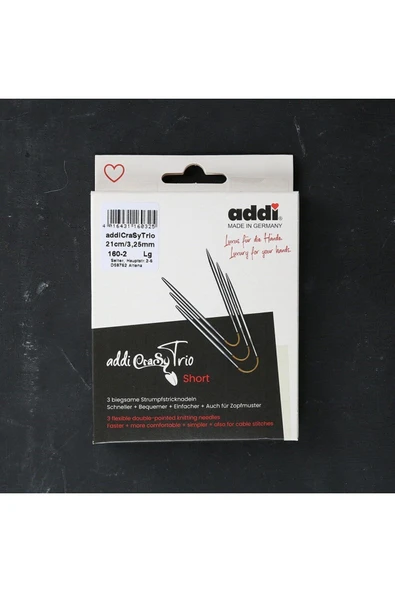 Addi Crasytrio 3 Lü 3,25 Mm 21 Cm Misinalı Çorap Ş