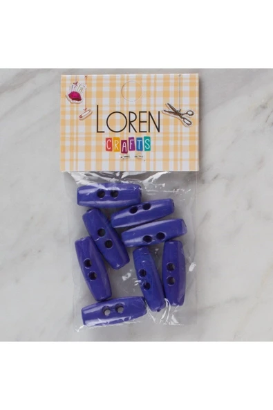 Loren Crafts saks mavi8 li çoban düğmesi - 57
