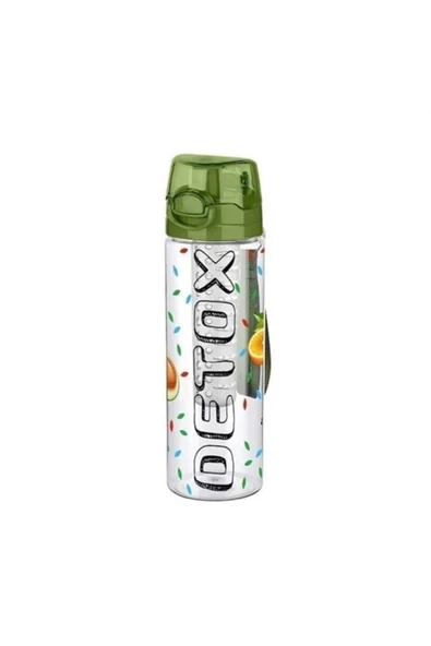 Buffer® Tutma Saplı Kilitli Kendiliğinden Süzgeçli Kolay Taşınabilir Detoks Sporcu Diyet Matarası