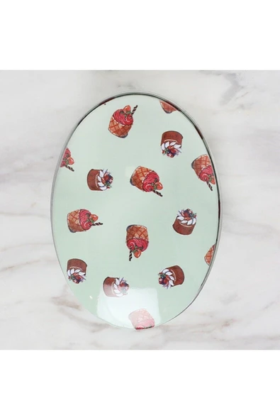 Loren Metal Saklama Kutusu Oval