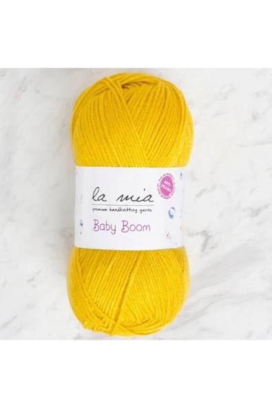 La Mia Baby Boom Sarı El Örgü Ipi - 1321 - 34128