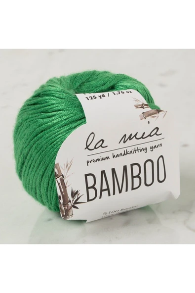 La Mia Bamboo Yeşil El Örgü İpi - L114 - 33851