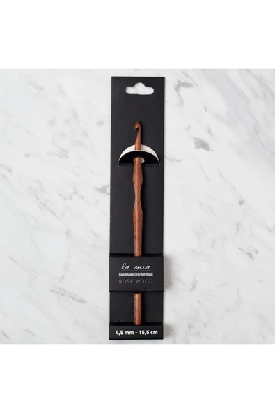 La Mia Rosewood 4.5 mm 15.5 cm Ahşap Yün Tığ