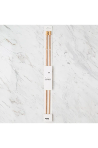 La Mia Whitewood 4.5 mm 36 cm Ahşap Örgü Şişi