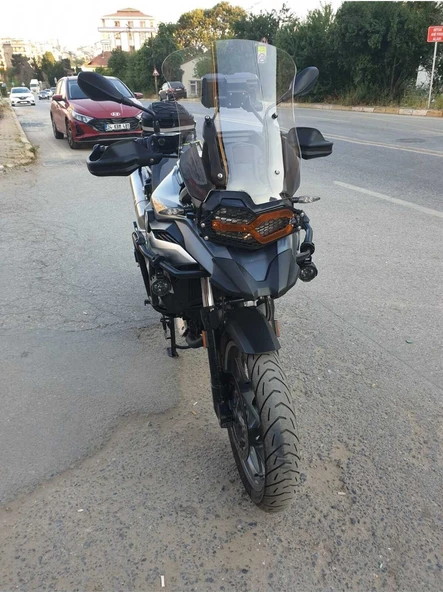 Motocam Bmw F750 Gs Siperlik Ön Cam 2018-2023 Model 48cm Şeffaf Renkli 4mm