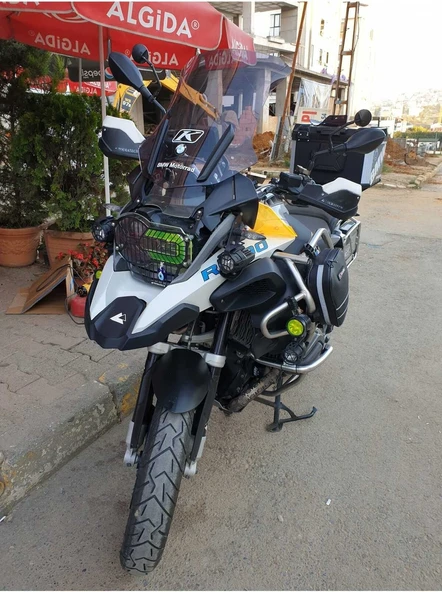 Motocam Bmw R1200 1250 Gs 2013 2024 Model Yan Deflektör Rüzgarlık Turuncu Sarı Renkli Çift