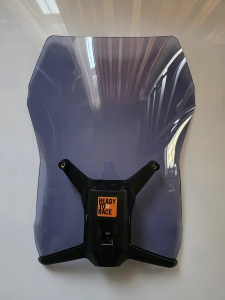 Motocam Ktm Duke 390 Siperlik Ön Cam 2013-2023 Model 57cm Açıkfüme Renkli Uzun Cam