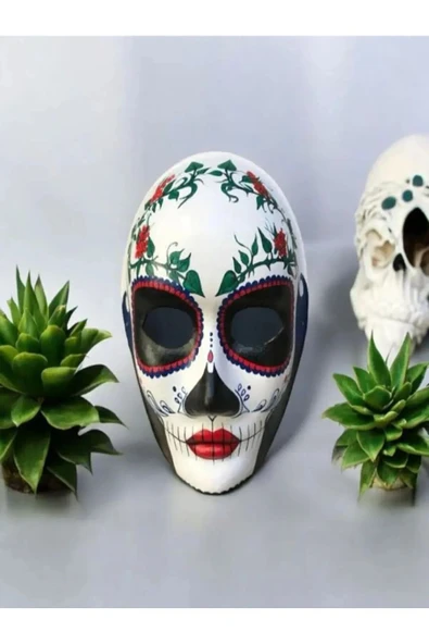 TİFOYS  150 Adet, Karton Maske, Boyanabilir, Eğitici Maske Boyama, Etkinlik Ve Hobi Maskesi - 2