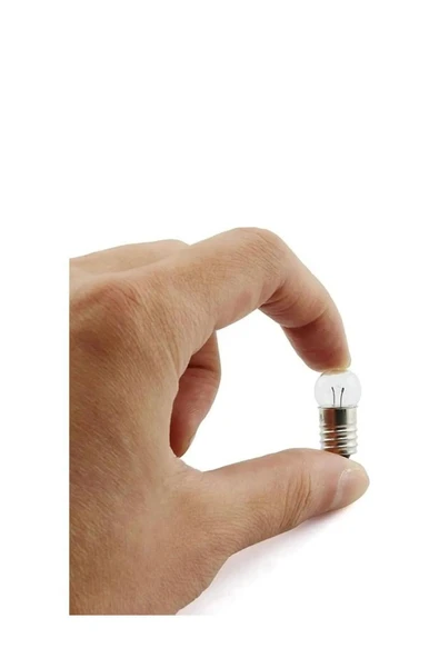 TİFOYS  ( 25 ADET ) Mini Ampul, Deney Setleri için, 2,5 V, Sarı Ampul, Lamba, Elektrik Devresi - 2