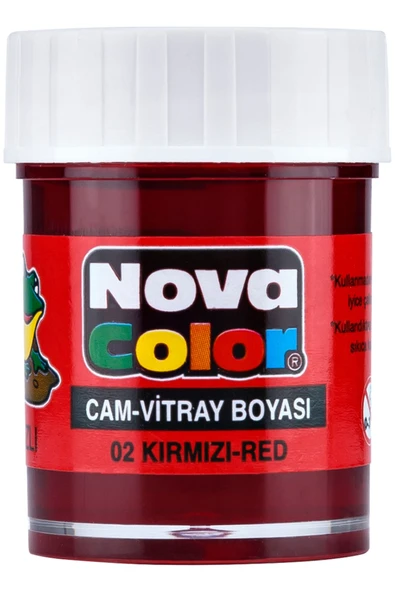 TİFOYS  Kırmızı Cam Boyası Tüp 25 ml - 1