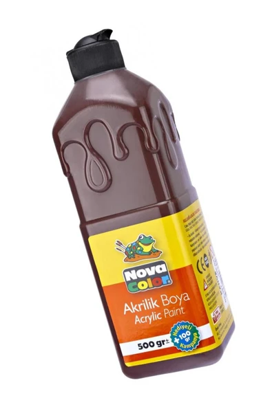 TİFOYS  Akrilik Boyası 500 Gr 1 Adet Su Bazlı Akrilik Boya Honi Sanatsal Boya Tuval Ahşap Metal Ağaç Taş Bet - 1