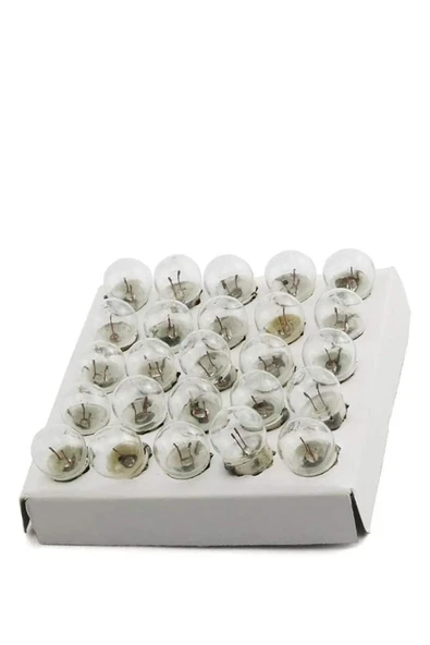 TİFOYS  ( 25 ADET ) Mini Ampul, Deney Setleri için, 2,5 V, Sarı Ampul, Lamba, Elektrik Devresi - 3