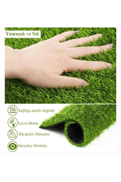 Nova Color  (  1 Adet )  Yapay Çim A3 30x40 Cm A3 Boyutunda Maket Çim Dekorati Yapay Çim Halı Teraryum Suni Çim - 2