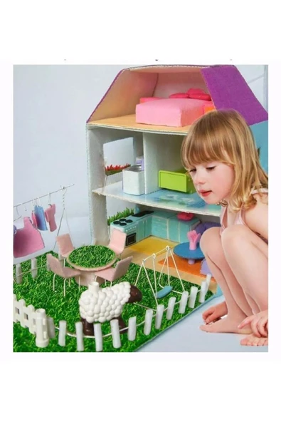 Nova Color  (  1 Adet )  Yapay Çim A3 30x40 Cm A3 Boyutunda Maket Çim Dekorati Yapay Çim Halı Teraryum Suni Çim - 3