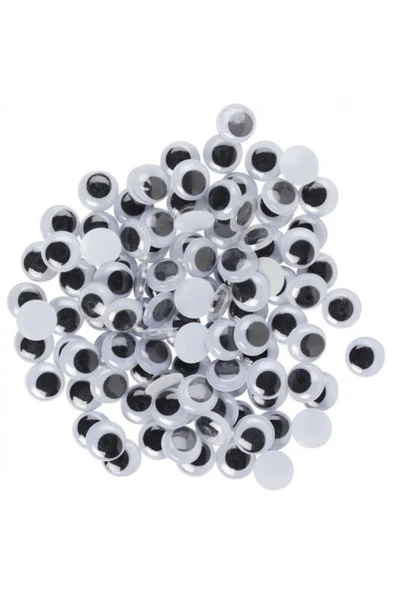 TİFOYS  12mm Siyah Oynar Göz (100 Adet )