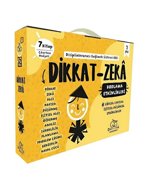Dikkat Zeka 3. Sınıf Seti 9 Yaş 7 Kitap ürün görseli