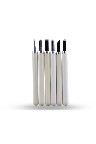 Nova Color  Ahşap Oyma Bıçağı  6 lı  Set 1 Ad. - 2