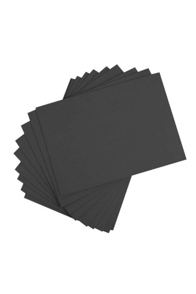 Nova Color  ( 36 Adet )  Siyah Renkli Mukavva 35x50 cm Sert Renkli Karton 1.0mm Okul Öncesi Anasınıfı Kreş
