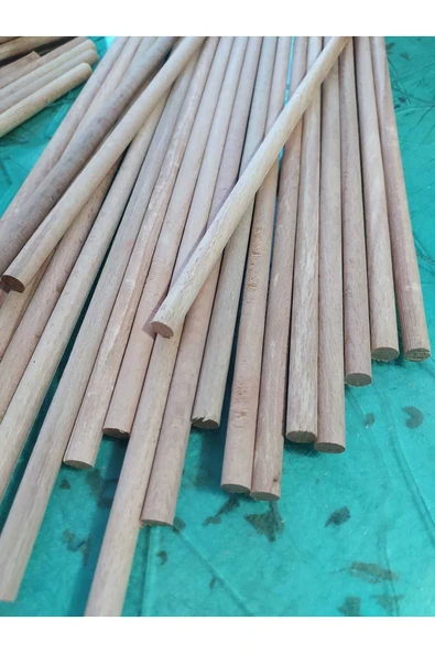 değerli hobi Ahşap Kavale Çıta Çubuk Kayın Kavela 10 Mm Yivsiz 30 Cm 25 Ad