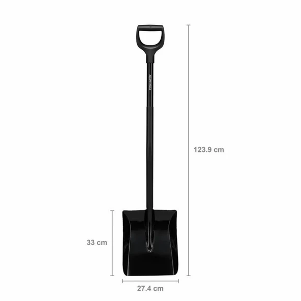 Fiskars 1066713 Ergonomik Pro Geniş Ağızlı Ağır İş Küreği - Resim 2