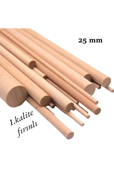 değerli hobi Ahşap Kavele Çıta Çubuk Kavela Kayın 1. Kalite 30 Cm 25 Mm 4 Adet