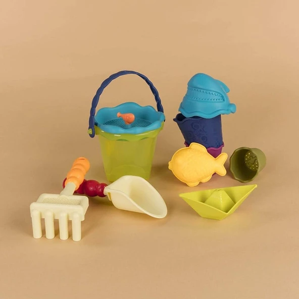 B.Toys Kırmızı Plaj Vagonu - 2