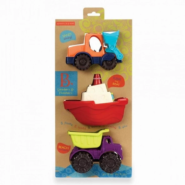 B.Toys Üçlü Araç Seti - Resim 3