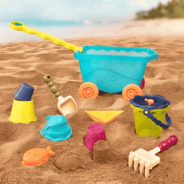 B.Toys Turkuaz Plaj Vagonu - Resim 3