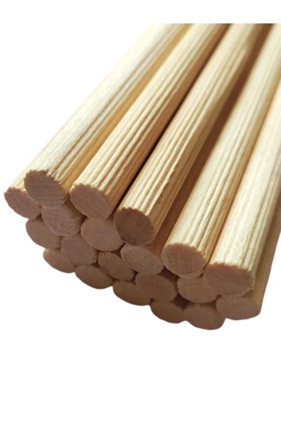 ncy Ahşap Kavale Çıta Çubuk Kayın Kavela Yivli 10 Mm Kayın 130 Cm 10 Adet