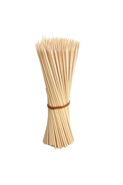 ncy Bambu Yuvarlak Ahşap Maket Çubukları 35 Cm 80 Adet 5 Mm - 3